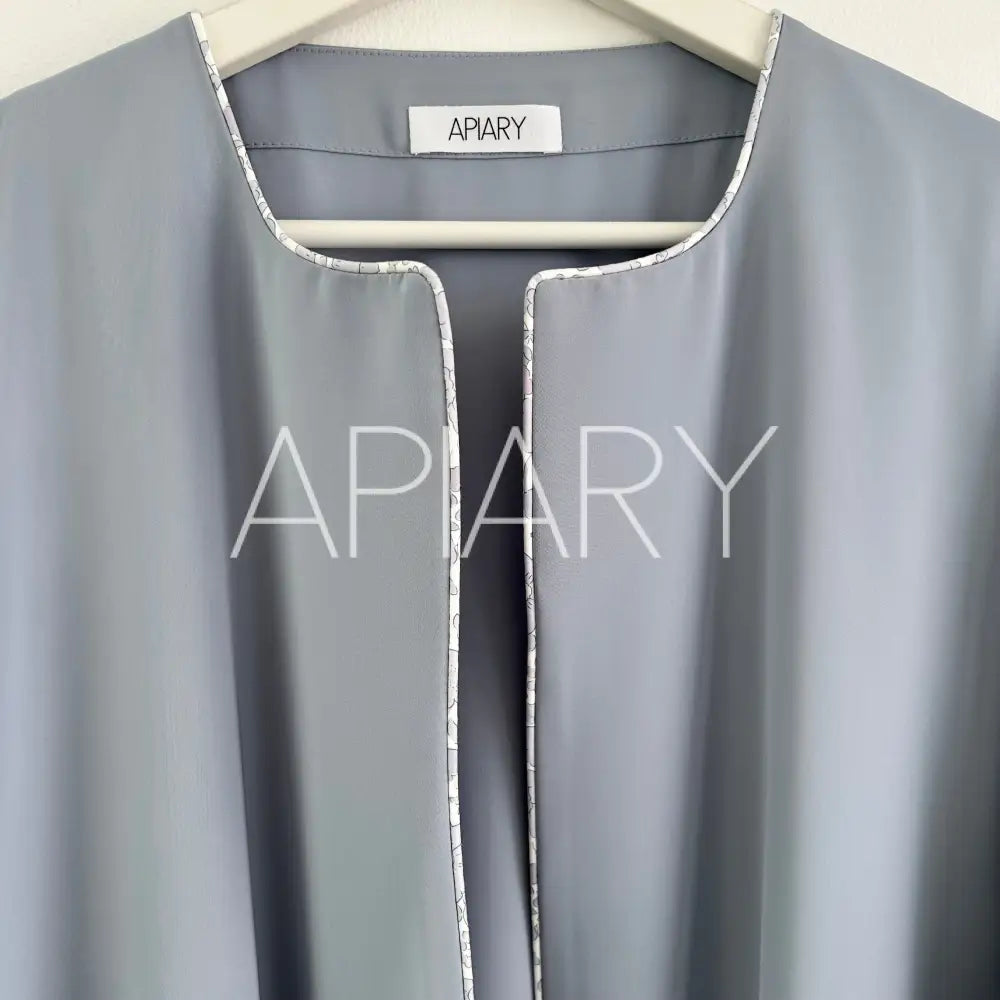 Aria Abaya in Dove Blue