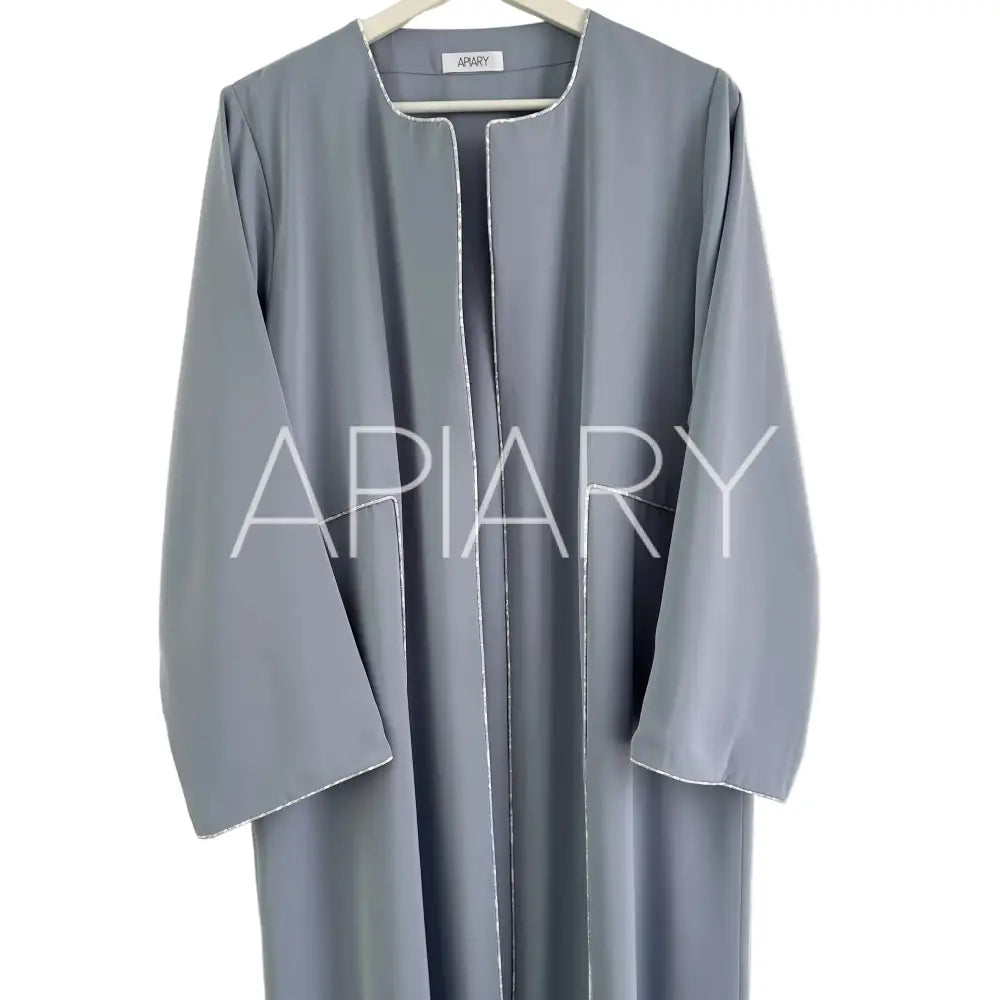 Aria Abaya in Dove Blue
