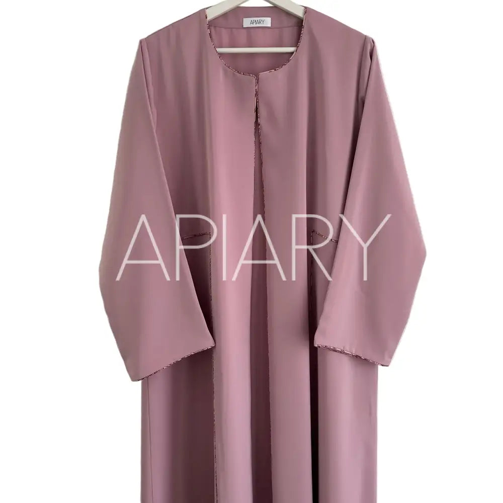 Aria Abaya in Mauve Pink