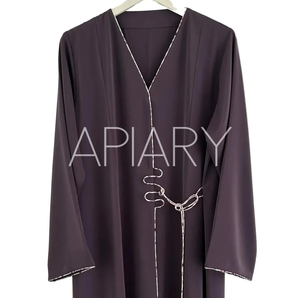 Eve Abaya in Dusty Purple