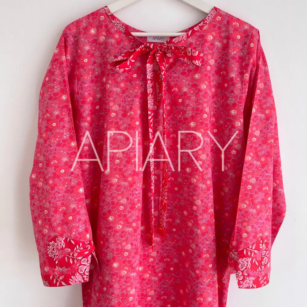 Grace in Liberty Betsy Red/Pink Glitter