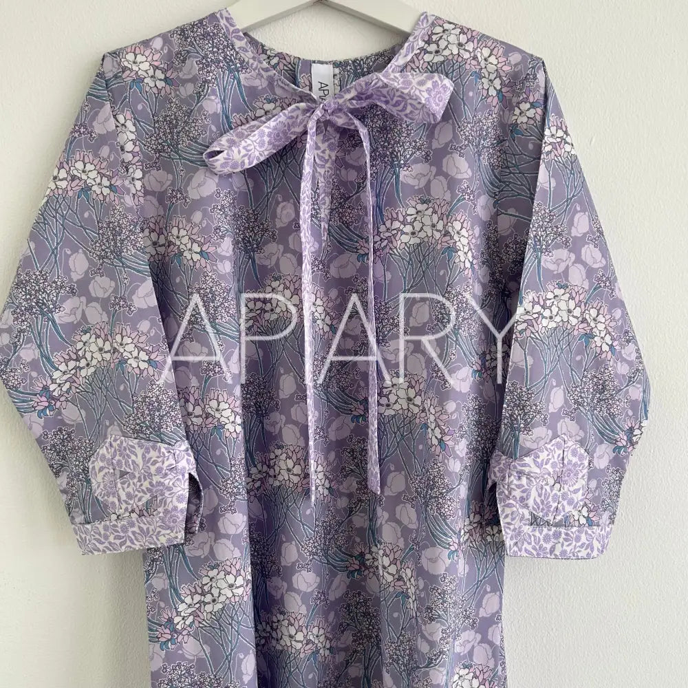 Grace in Liberty Purple Flowers 34’’/4 years