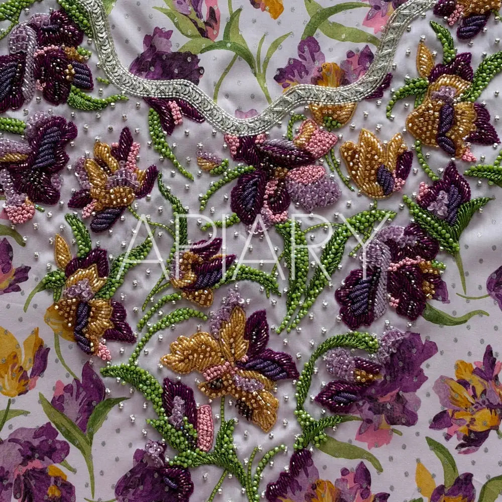 Liberty Lilac Floral Spot