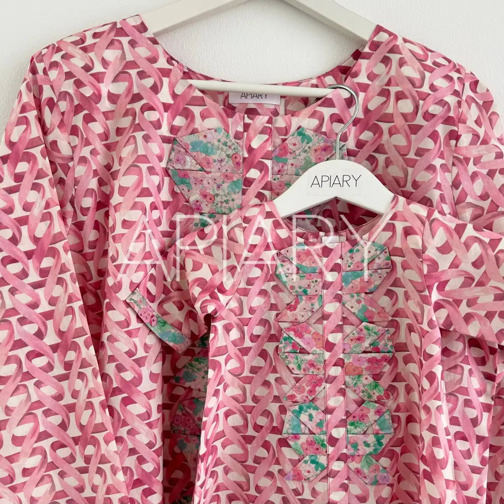 Liberty Origami Bows Mommy & Baby Set Rtw