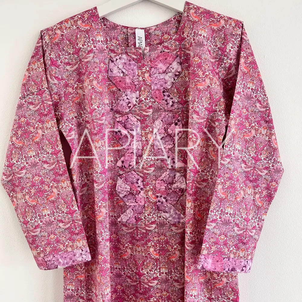 Liberty Origami Strawberry Thief 38”/6 years