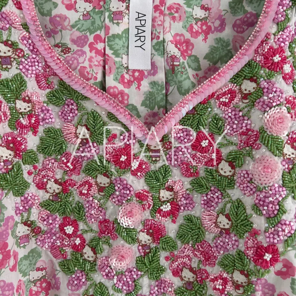 Liberty Sanrio Hello Kitty Garden Party RTW 10 years/48”