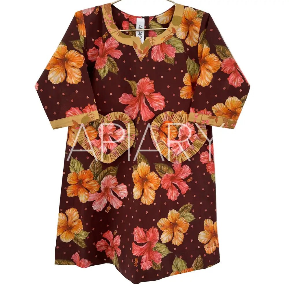 Margot in Liberty Paradise Bay Spot - 20”/6-9 months