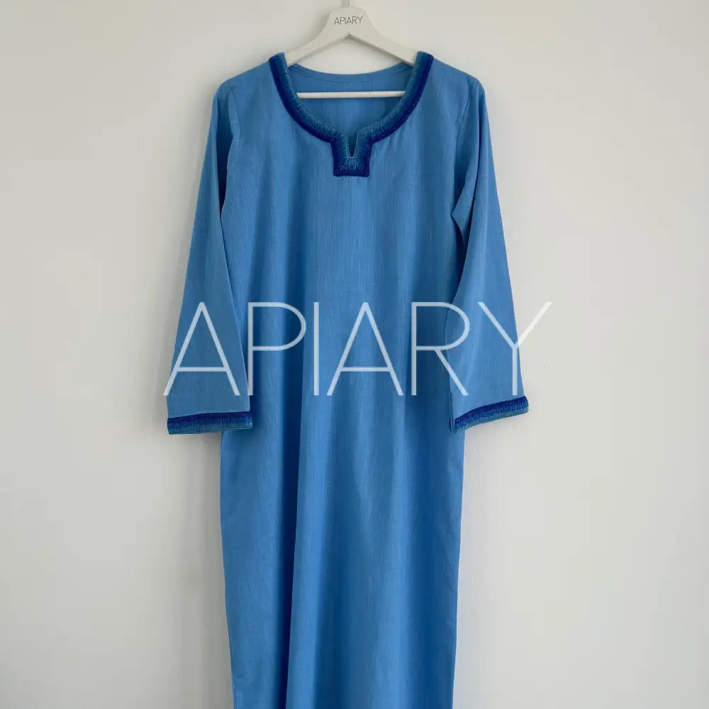 
                  
                    Ombré Neckline Blue Linen Rtw
                  
                