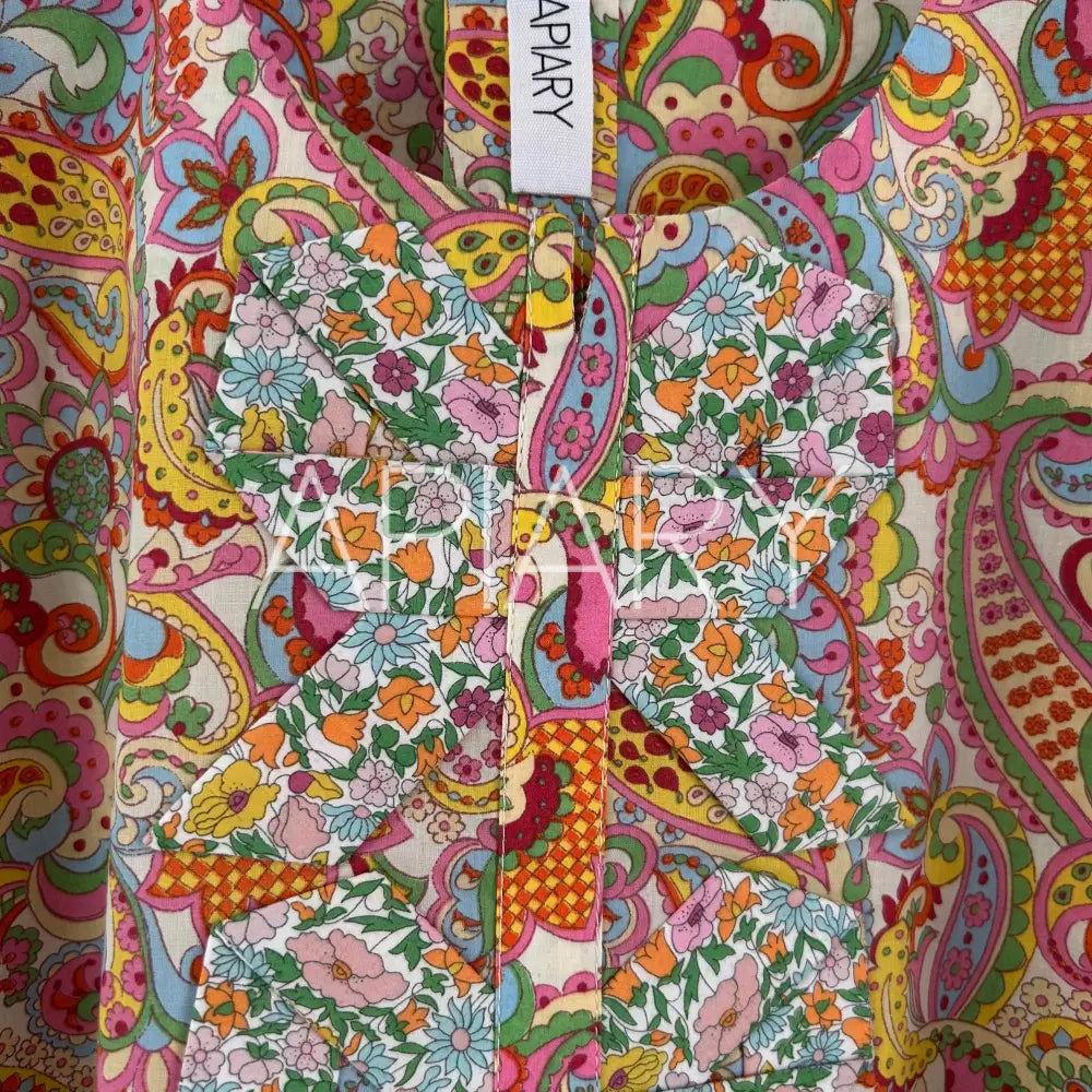 Origami Bows in Liberty Mr Paisley - 44’’/8 years