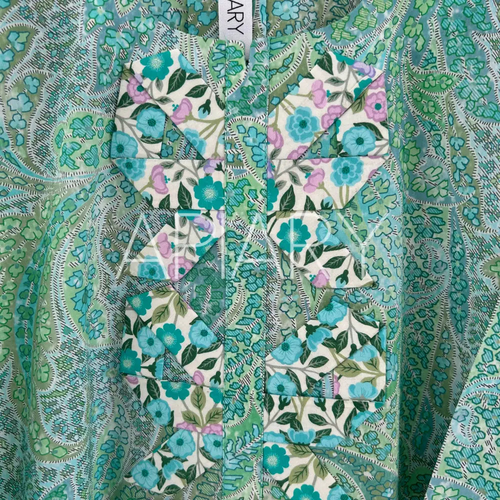 Origami Bows in Liberty Paisley - 32’’/3 years