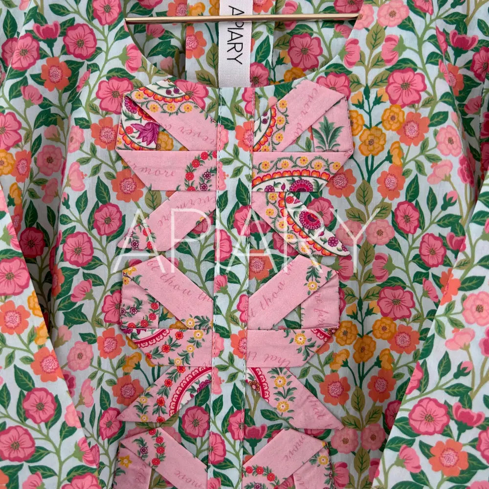 Origami Bows in Liberty Vigers Sketch - 25”/18 months