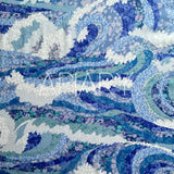 Ruffled Liberty Floral Waves