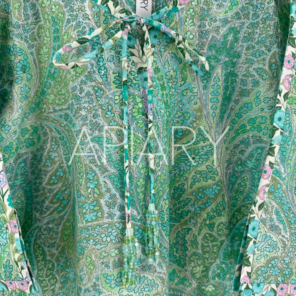 Sofia in Liberty Green Paisley - 30”/2.5 years