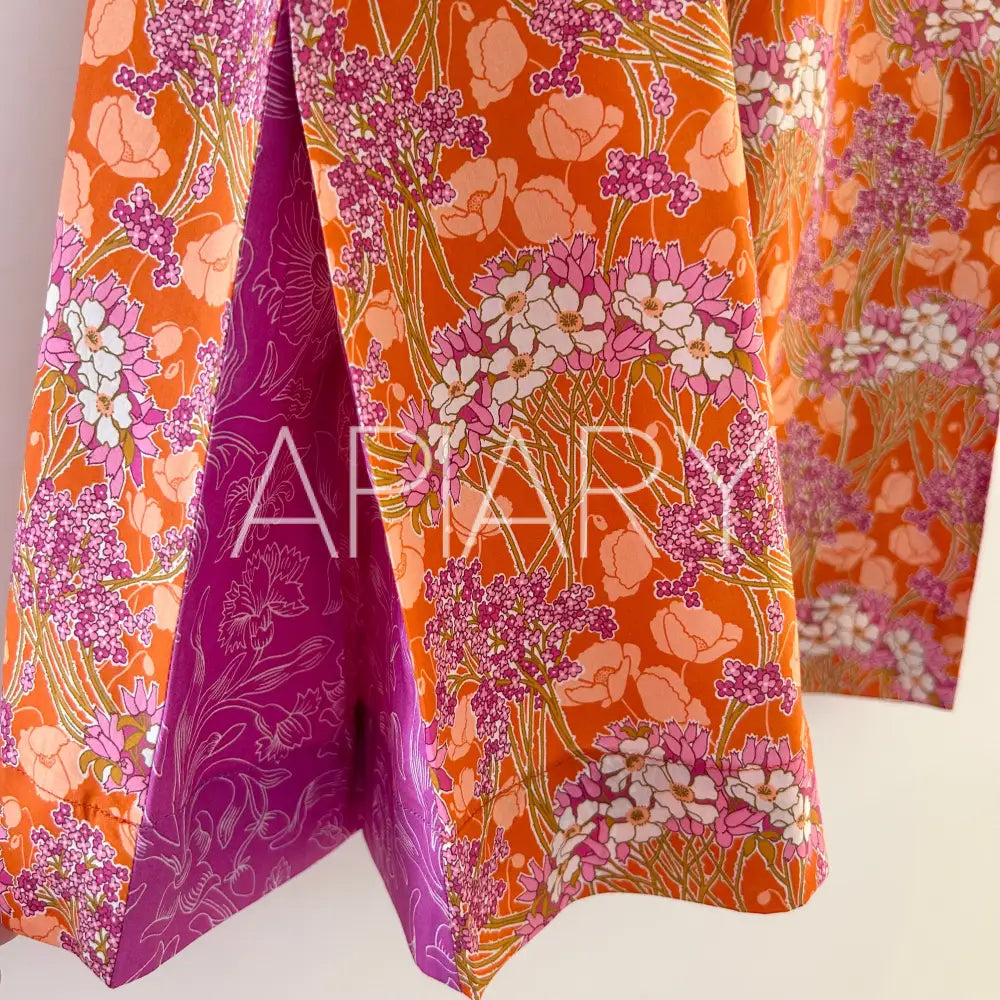 
                  
                    Tate in Liberty Fuschia Flowers 38”/6 years
                  
                