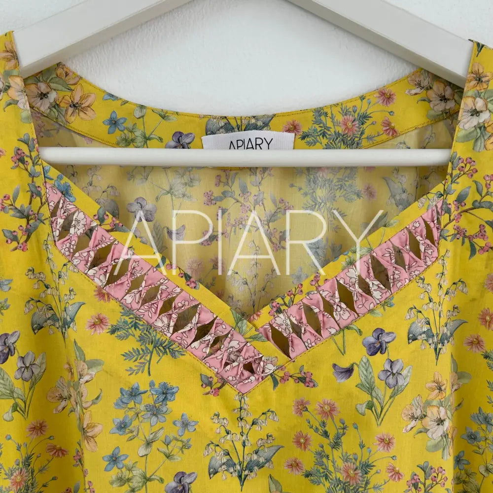 Tate in Liberty Yellow Floral